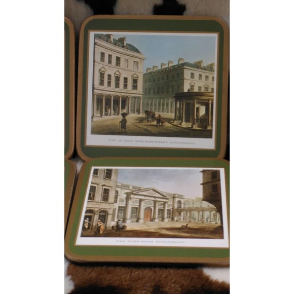 Pimpernel 6 Traditional Coaster Bath England Pulteney Bridge Royal Crescent (1) - Picture 3 of 6